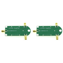 2X LZ1AQ Shortwave Small Loop Antenna 50kHz to 50MHz 9V to 12V SMA Amplifier Module High Frequency Amplifier Board Gain