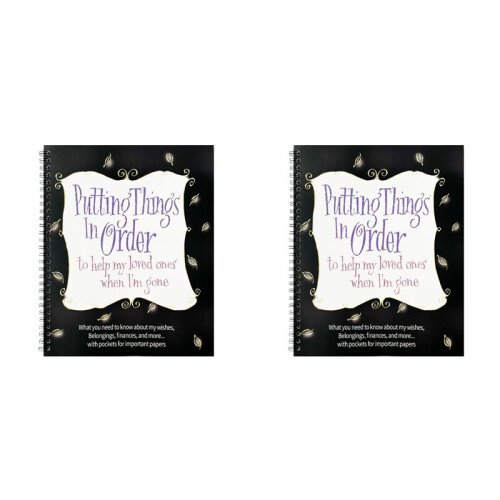 2 Classeur de Planification de Fin de Vie, un Guide Réfléchi pour Organiser les Documents et Planifier L'Avenir