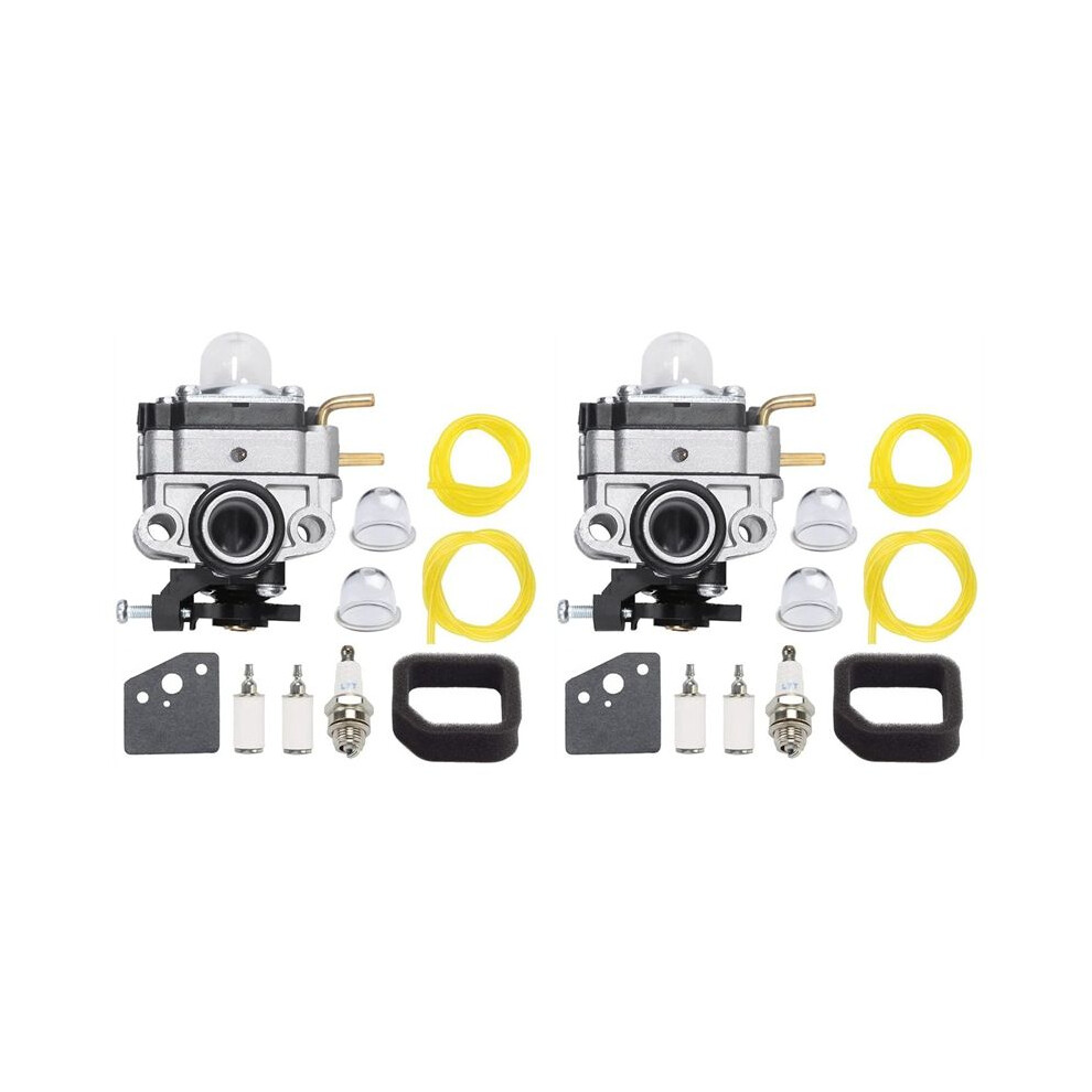 2X 753-06258A Carburetor For Ry252cs Ry253ss Ry251ph 2 Cycle 25Cc Gas String Trimmer Edger Engine With Air Filter 6032890561877