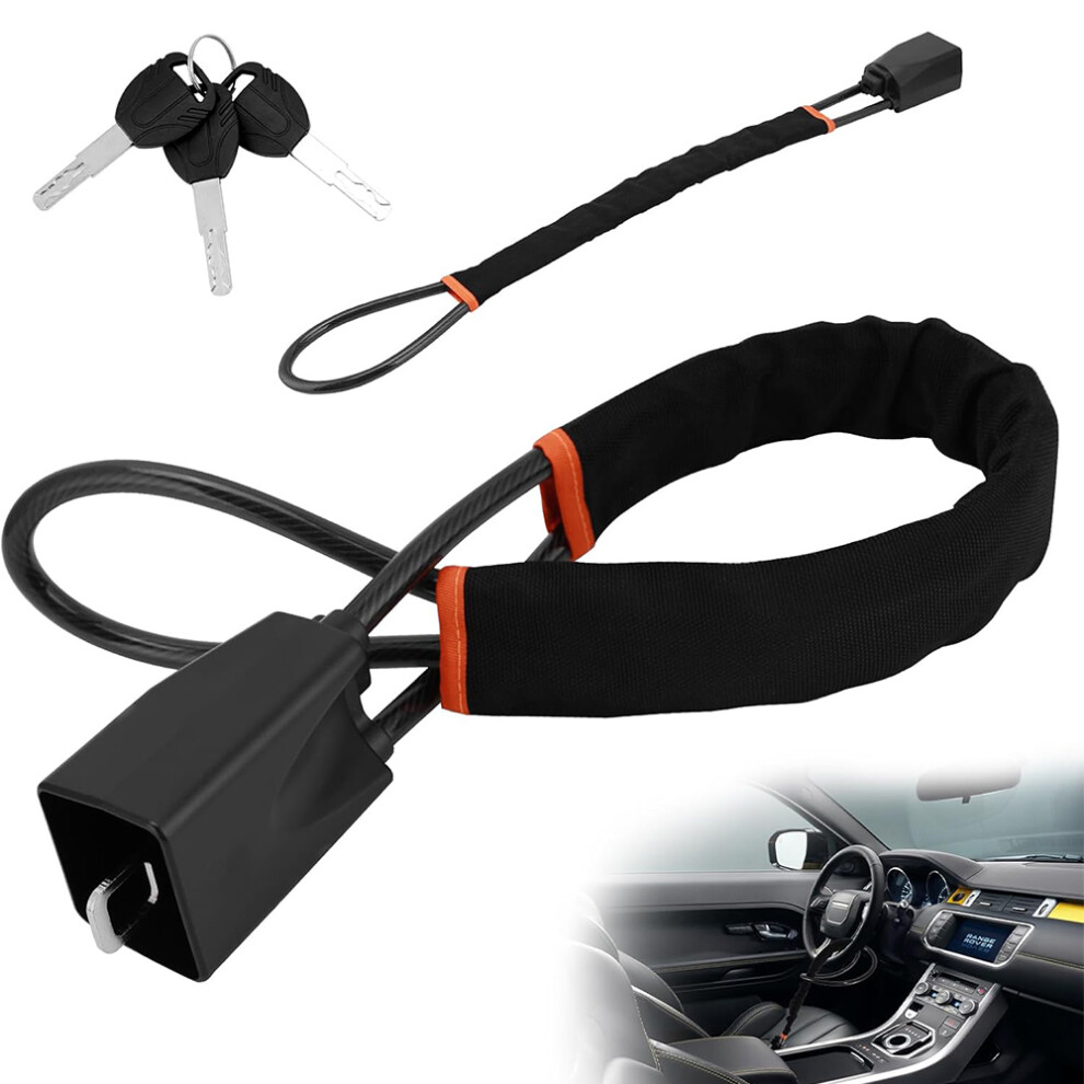 Seat Belt Lock Steering Wheel Lock Car Security Anti-Theft Device Security 771700663733