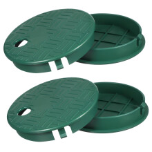 Irrigation Valve Box Cover 4pcs Weatherproof Sprinkler Valve Lid Durable Outdoor Protection
