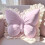 Romance Butterfly Accent Pillow Polyester PP Cotton-White 4