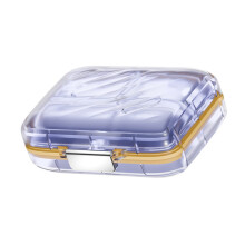 Étui à pilules Portable avec compartiments de 7 jours,-Violet