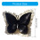 Romance Butterfly Accent Pillow Polyester PP Cotton-Purple 5