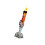 Bougie électronique réutilisable à main, pour les fêtes-Orange 1