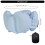 Comfortable Inflatable Neck Support Pillow Foldable TPU-Black 4