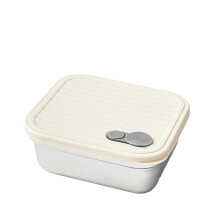 Stainless Food Storage Container With Leak proof Lid -Beige 1