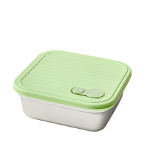 Stainless Lunch Box With Leak proof Lid For Office-Green 1
