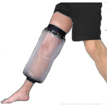 Waterproof Knee Cast Cover for a Shower, a Protector and Dressing Cover with a Comfortable, Watertight Seal to Keep Wounds and Bandages Dry.