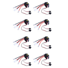 320A Brushed Motor Speed Controller with 2A BEC Waterproof ESC for RC Boat 612V Reverse Function