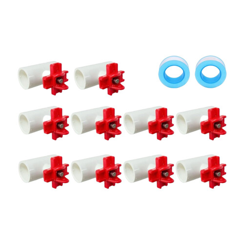 Poultry Drinking System Leak-Resistant Seal Rapid Attach PVC-10