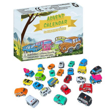 (Construction vehicle) 2025 Advent calendar Countdown to Christmas with animals - Blind Box Gift Box Animal