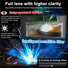 Automatic Dimming Welding Facemask with Color and High Temperature Resistance