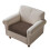 Housse de coussin de canapé extensible, matériaux en-M café 1