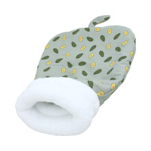 Tragbarer Haustier-Schlafsack, warme Ruhebettwäsche für-Avocado