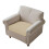 Elastischer Sitzbezug für Sofa, Polyestermischung,-S Beige 1