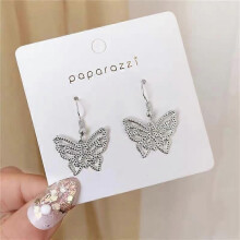 (R0560A) Crystal Elk Earrings Women Christmas Deer Ear Stud Stylish Xmas Gift Girls
