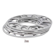 (3mm) 4PCS Universal 3mm 5mm 8mm 10mm Aluminum Car Wheel Spacer Spacer Plate Fits 4x100 4x114.3 5x100 5x108 5x114.3 5x120 Wheel Parts