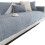 Short Pile Sofa Cover Heat Insulation Stable Base-70*120cm grey 1