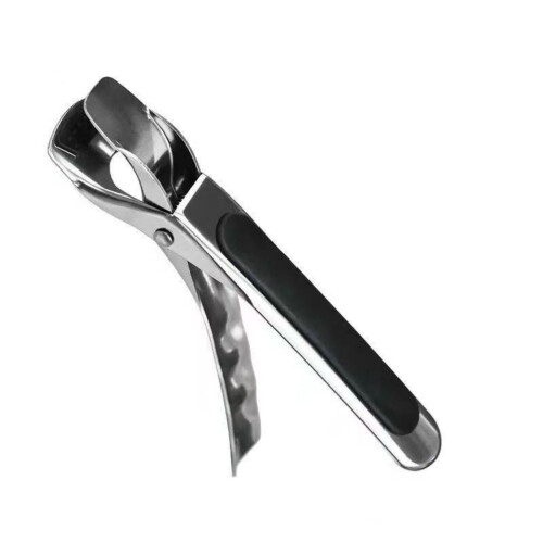Stahl hitzebeständige Greifer Clip Silikone Griff-Schwarz