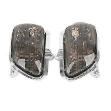 (Smoke) Motorcycle Front Turn Signal Light Lens Shell For Honda Goldwing GL 1800 2001-2017