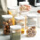 Clear Plastic Sealed Food Container for Snacks Dry-   C 4