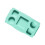 Cup Holder Storage Tray Top For Silicones Beach Bag-green 1