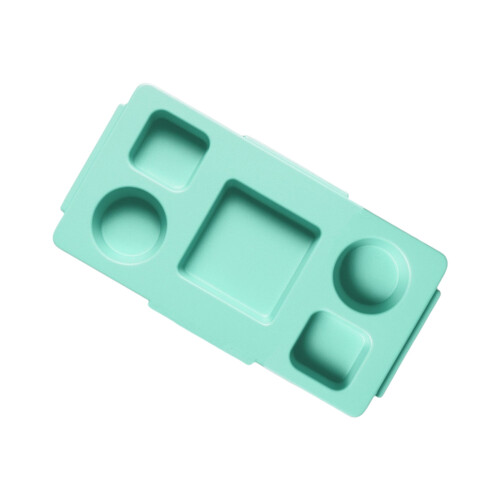 Cup Holder Storage Tray Top For Silicones Beach Bag-green