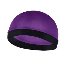 Purple Head Wrap for Women Stretchy Silk Headscarf Comfortable All‑Season Versatile Style