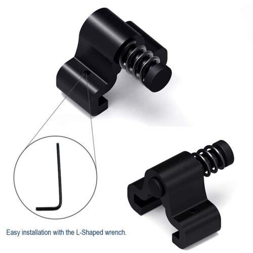 4X Sliding Barn , Adjustable Door Stoppers, Replacement Part Rail Track Hardware Accessories 2