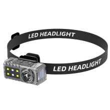 Faros Delanteros Portátiles para Pesca Nocturna Al Aire Libre, Faros Delanteros Recargables Multifuncionales, Faros Delanteros para Iluminación de