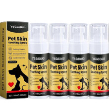 (4pcs) Pet Skin Spray Dog&Cat Skin Care Spray,Soothing Spray Cleansing & Softening