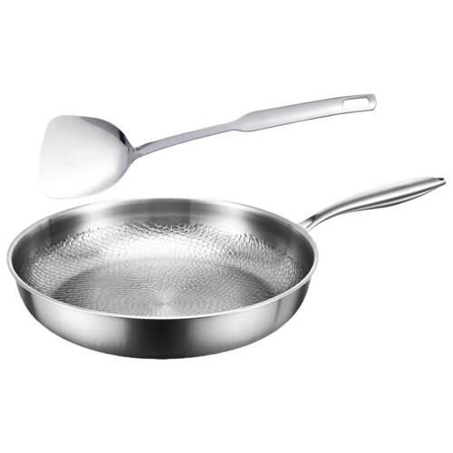 Professionelles Titaniums-Pfannen- und Spatel-Set,-28cm