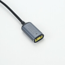 140W DC zu USB-C Adapter: Lenovo Square Tip Buchse zu Type-C Stecker mit Digitalanzeige