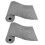 Pack Of 2 Adhesive Cats Tree Furniture Protector Pad-Light Grey 1
