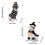 Figurines de chien d'Halloween Statue de chien en-Sorcière 4
