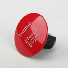 (Red) Car One Key Start Button for Mercedes A-Class W176 2013-2018 Car Engine Start Stop Push Button for Mercedes GL/X164 2006-2012