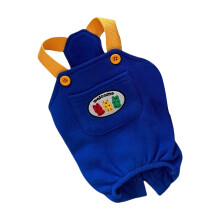 Fashion Pet Rompers Soft Adjustable Shoulder Belt-M Blue