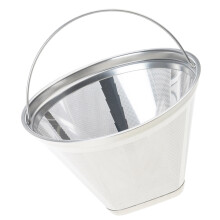 Practical Stainless Steel Coffee Filter Cone Shape With Fine-L