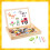 Tableau éducatif magnétique double face, 108 pièces 10
