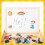 Tableau éducatif magnétique double face, 108 pièces 14