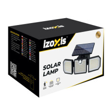 Solarlampe mit 167 LEDs, 500 lm, Bewegungsmelder und Fernbedienung
