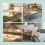 Bamboo Bed Tray with Foldable Legs and Side Handles 3