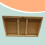 Bamboo Bed Tray with Foldable Legs and Side Handles 5