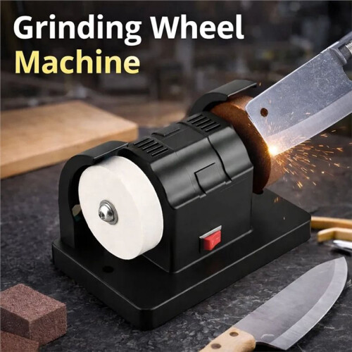 Bench Grinder, Electric Double Wheel Sharpener with Variable Speed for Polishing and Rust Removal EU Plug 1