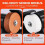 Bench Grinder, Electric Double Wheel Sharpener with Variable Speed for Polishing and Rust Removal EU Plug 6