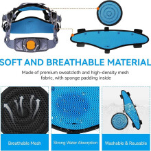 3 Pcs Hard Hat Sweatband and Top Pad Set, Washable Cooling Liner for Safety Helmets