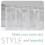 Sheer White Polyester Window Curtains for-100 200cm Stick style 4