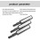 Push to Open Cabinet Latch Set, Magnetic Touch Latch for Handleless Kitchen Doors, Quiet Smooth Action, 2PCS 2