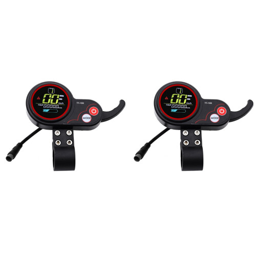 2X per  M4 Scooter Elettrico Strumento Interruttore Acceleratore  M4 Controller Display Acceleratore Universale 48V 6 Pin